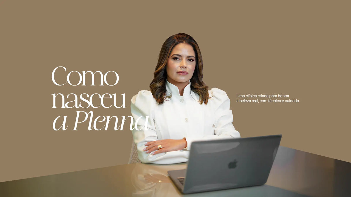 Mulher com contorno glúteo natural após tratamento Plenna